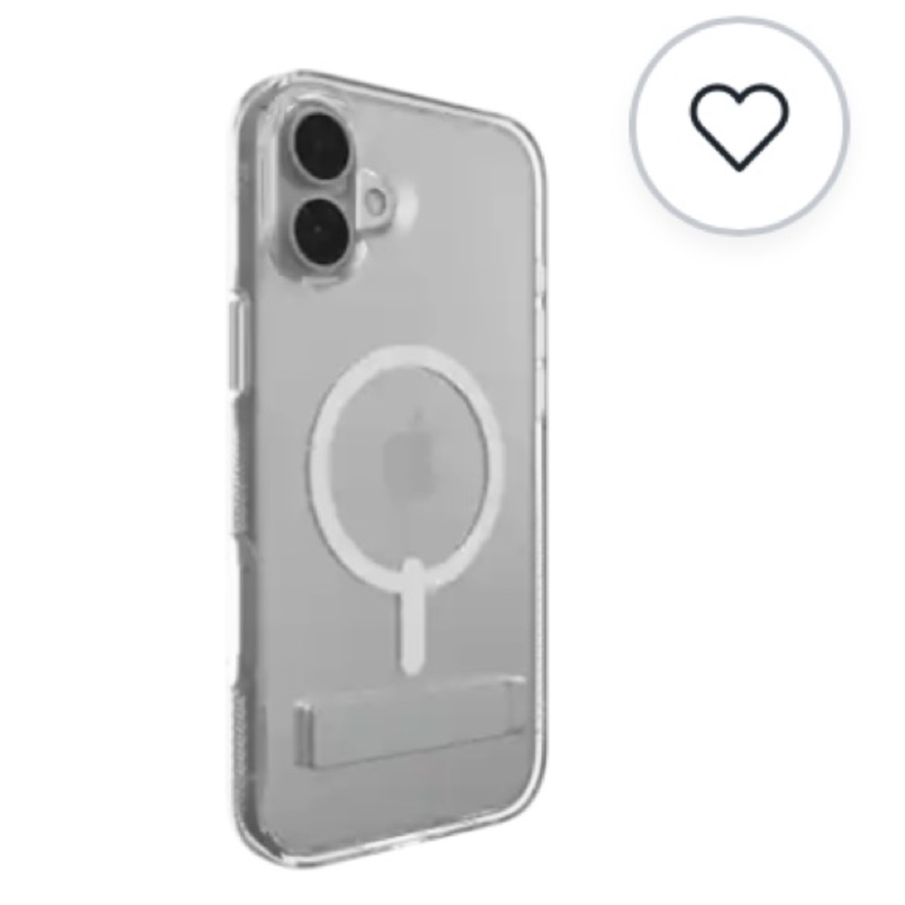Zagg crystal palace snap case with kickstand for iPhone 16